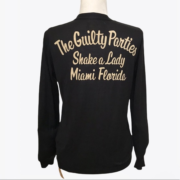 Wacko Maria Guilty Parties 100% Silk Unisex Cardigan - S/M - Picture 9 of 17